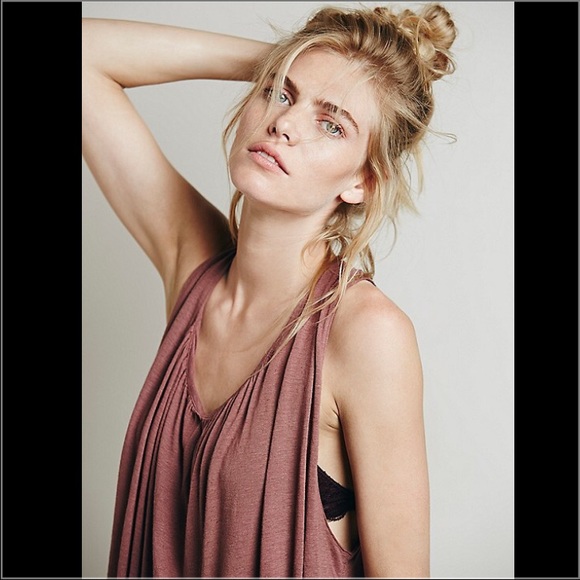 Free People Purple Message To Malibu Tank - Picture 3 of 4